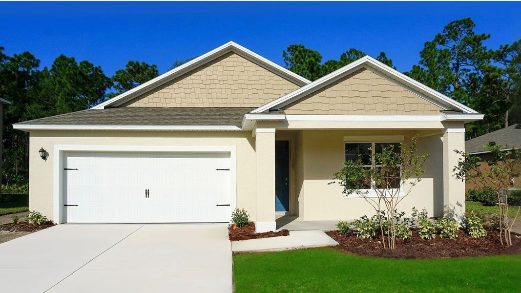 Front exterior of a home in the Ironwood community, located in Daytona Beach, FL (Image 11).