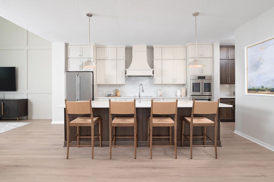 Furnished interior in a model home at Catamaran Cove Traditional in Rockledge (Image 4).