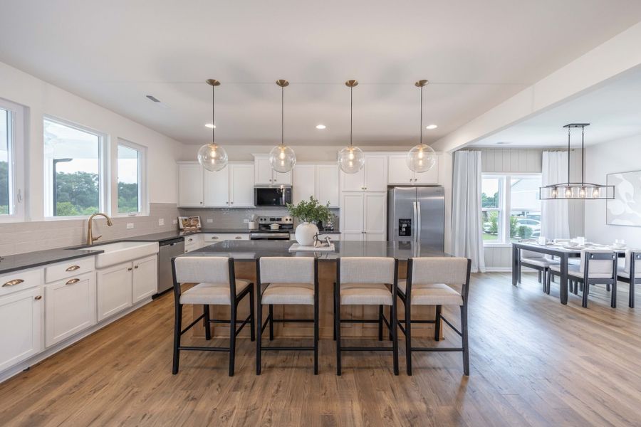 Furnished interior in a model home at Morrow Brook in Albemarle (Image 5). Furnished interior in a model home at Morrow Brook in Albemarle (Image 5).