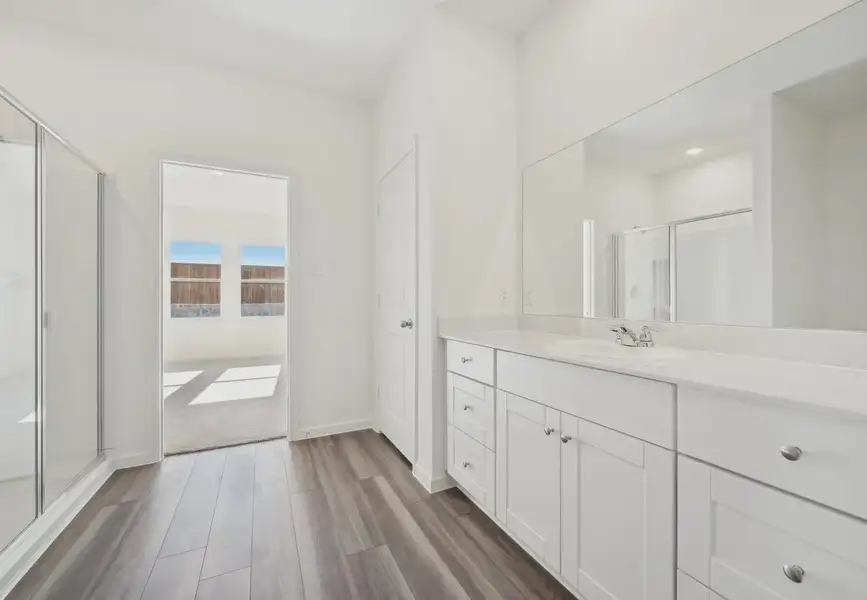 Furnished interior in a model home at Ranch at Duck Creek in Fort Worth (Image 8).