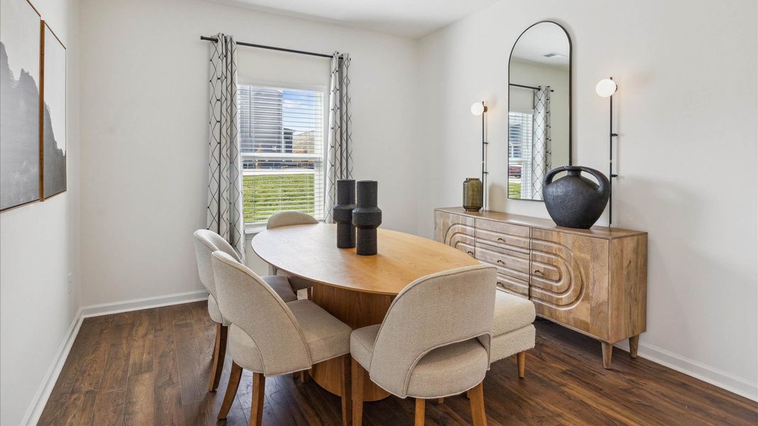 Furnished interior in a model home at Fieldcrest Acres in Blountville (Image 10).