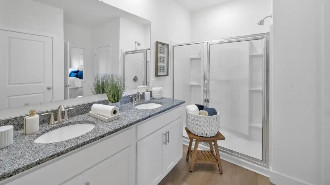 Furnished interior in a model home at Thompson Creek in Corryton (Image 19). Furnished interior in a model home at Thompson Creek in Corryton (Image 19).