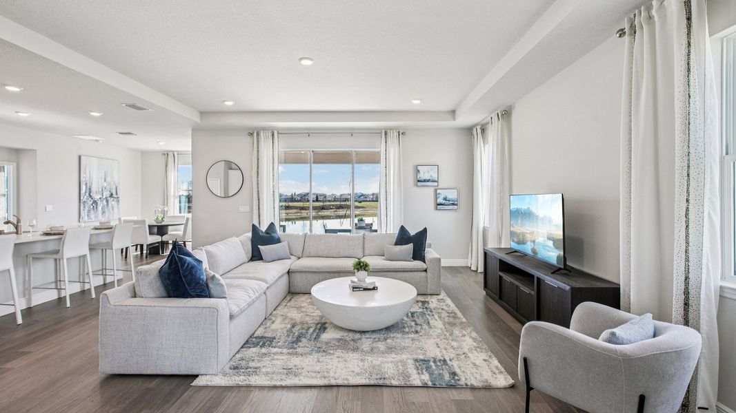 Furnished interior in a model home at Archer at Two Rivers in Zephyrhills (Image 12).
