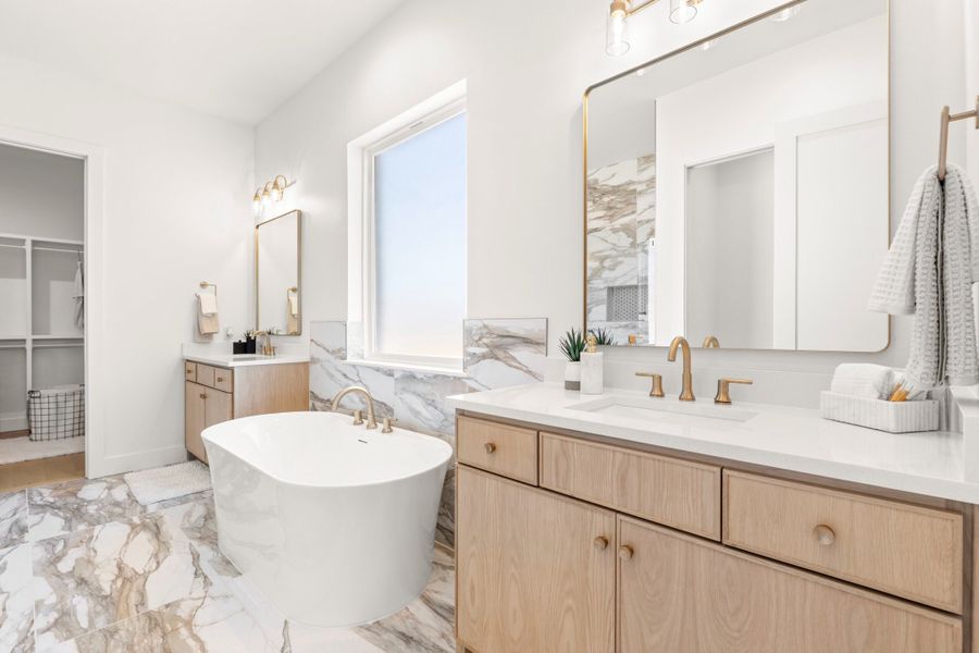 Furnished interior in a model home at Park Hills in Rockwall (Image 26). Furnished interior in a model home at Park Hills in Rockwall (Image 26).