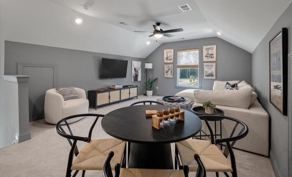 Furnished interior in a model home at Parker's Preserve in Ridgeville (Image 40).