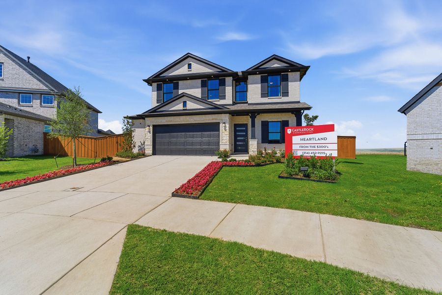 Front exterior of a home in the Heartland community, located in Heartland, TX (Image 2).