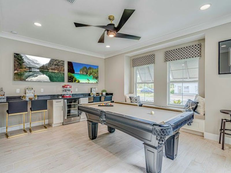 Furnished interior in a model home at High Pointe in Vero Beach (Image 64).