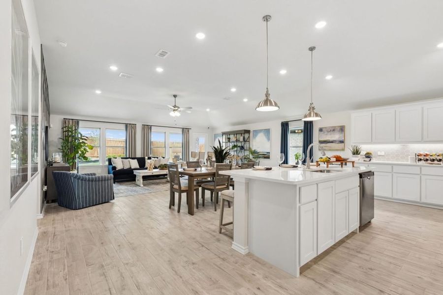 Furnished interior in a model home at Terra Vella in Haslet (Image 9).