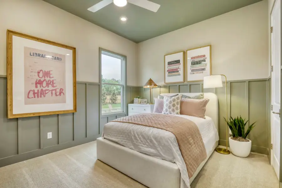 Furnished interior in a model home at Estates Collection - Freedom at Anthem in Kyle (Image 10).