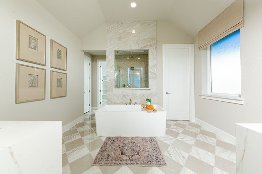 Furnished interior in a model home at Legacy in League City (Image 7).