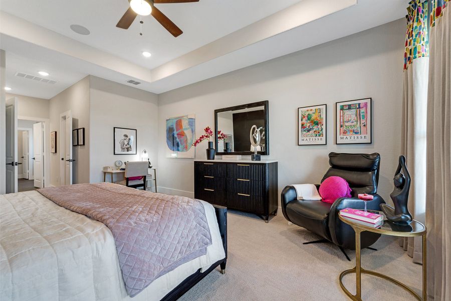 Furnished interior in a model home at Megan's Landing in Castroville (Image 23). Furnished interior in a model home at Megan's Landing in Castroville (Image 23).