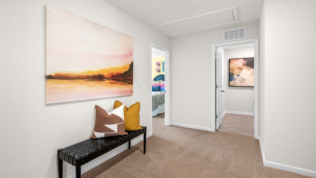 Furnished interior in a model home at Gretchen Pines in West End (Image 32). Furnished interior in a model home at Gretchen Pines in West End (Image 32).