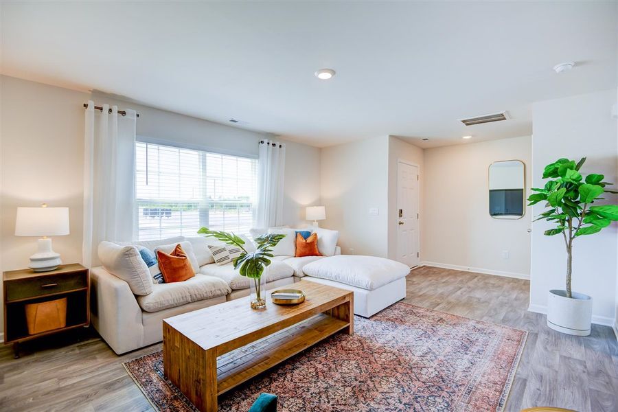 Furnished interior in a model home at Laurel Ridge in Greenville (Image 16).