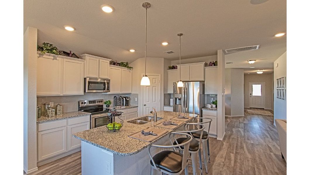 Furnished interior in a model home at Creekside Hills in Copperas Cove (Image 4).