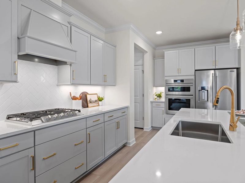 Furnished interior in a model home at Springvale South in Fuquay Varina (Image 21).