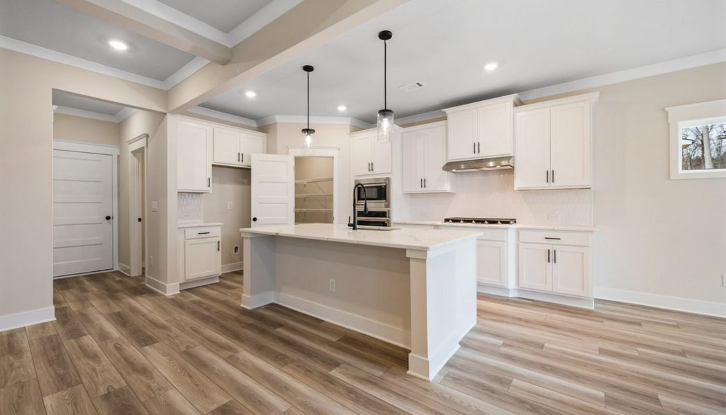 Furnished interior in a model home at Garland Meadows in Cartersville (Image 7).