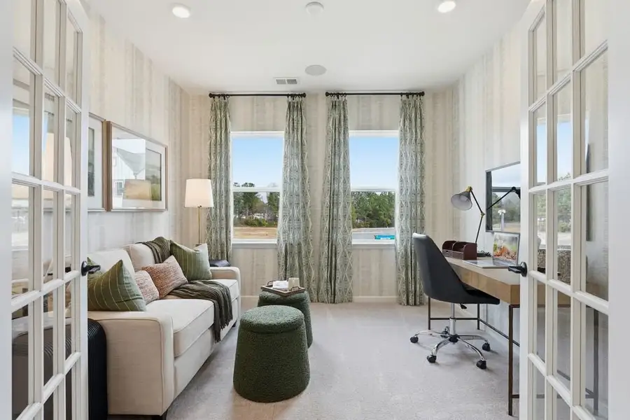 Furnished interior in a model home at Indian Trail Townhomes in Indian Trail (Image 7).