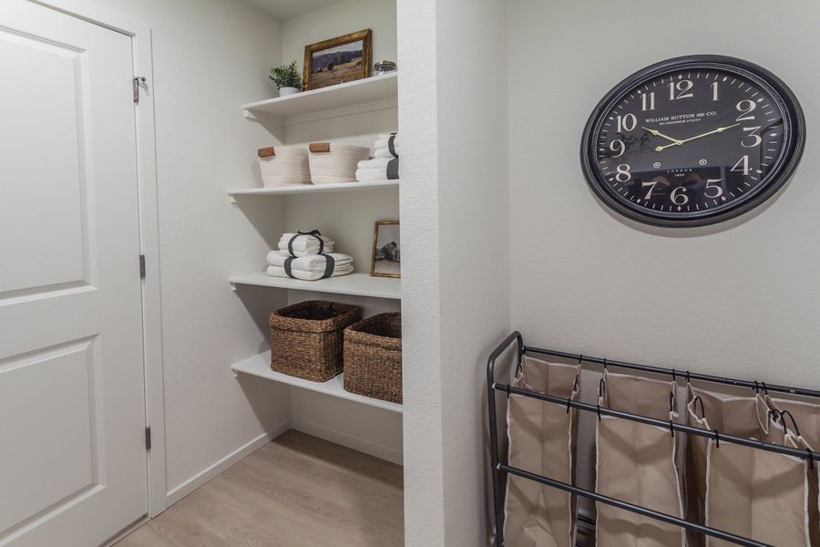 Furnished interior in a model home at Granary Trailblazer Collection - Single Family Homes in Johnstown (Image 42). Furnished interior in a model home at Granary Trailblazer Collection - Single Family Homes in Johnstown (Image 42).