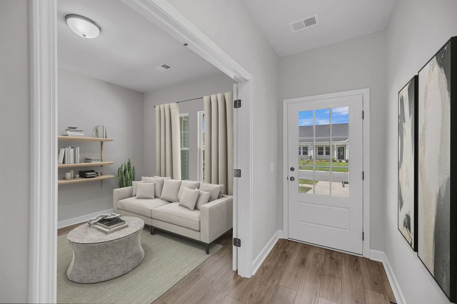 Furnished interior in a model home at Hammock Walk at Nexton in Summerville (Image 32).