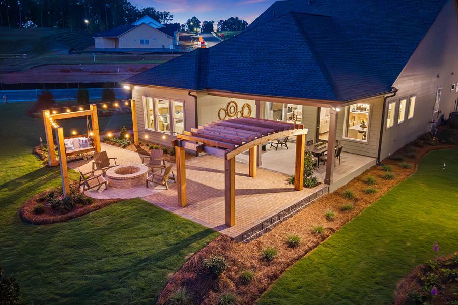Exterior details of a home in Lanier Landing - Retreat Collection, Gainesville (Image 6).