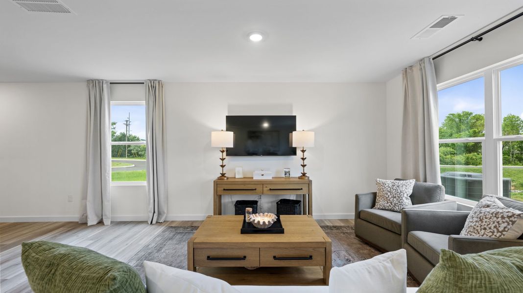 Furnished interior in a model home at Owensby Farms Townhomes in Dayton (Image 11).