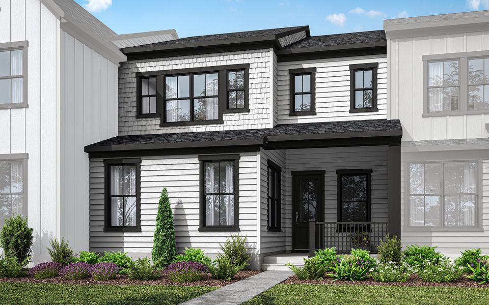 Front exterior of a home in the Seven Oaks community, located in Belmont, NC (Image 3).