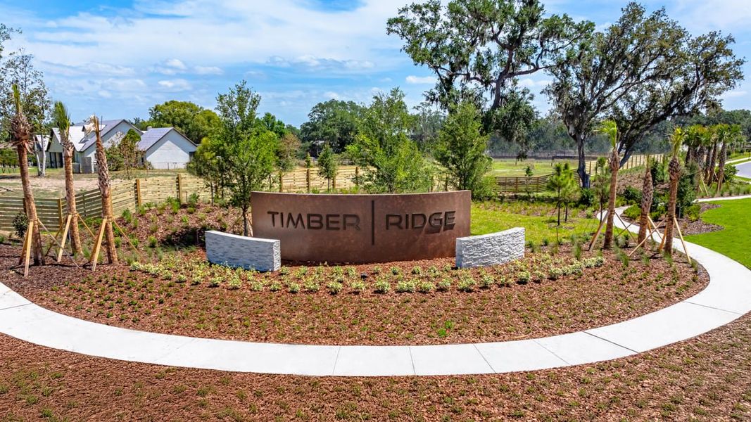 Entrance to the Timber Ridge community in Plant City, FL, featuring signage and landscaping (Image 1). Entrance to the Timber Ridge community in Plant City, FL, featuring signage and landscaping (Image 1).
