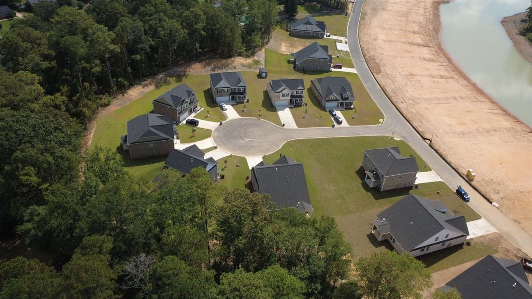 Aerial view of the Heritage Bay community in Sumter, SC, showing layout and nearby surroundings (Image 9).