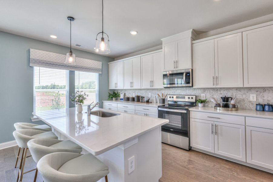 Furnished interior in a model home at Wyncliff in Clarksville (Image 6).