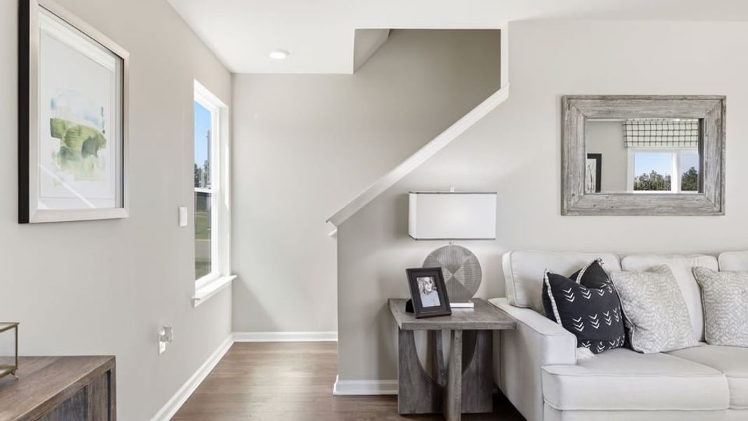 Furnished interior in a model home at Treemont Commons in Wellford (Image 16).