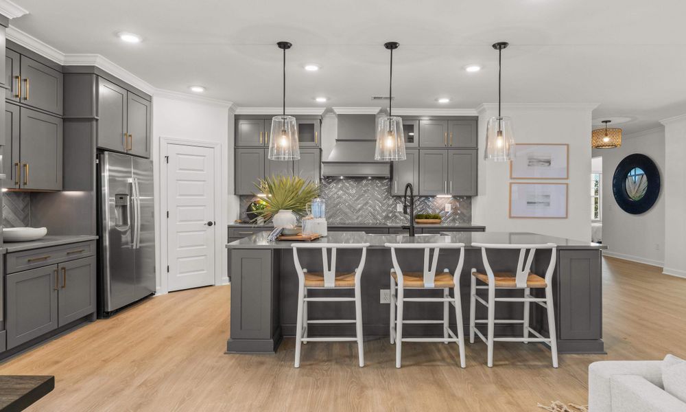 Furnished interior in a model home at Bridgewater - Shorehaven Village in Little River (Image 41).
