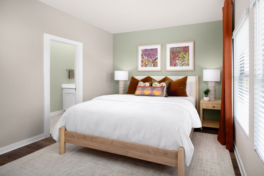 Furnished interior in a model home at Sofi Lakes in Katy (Image 17). Furnished interior in a model home at Sofi Lakes in Katy (Image 17).