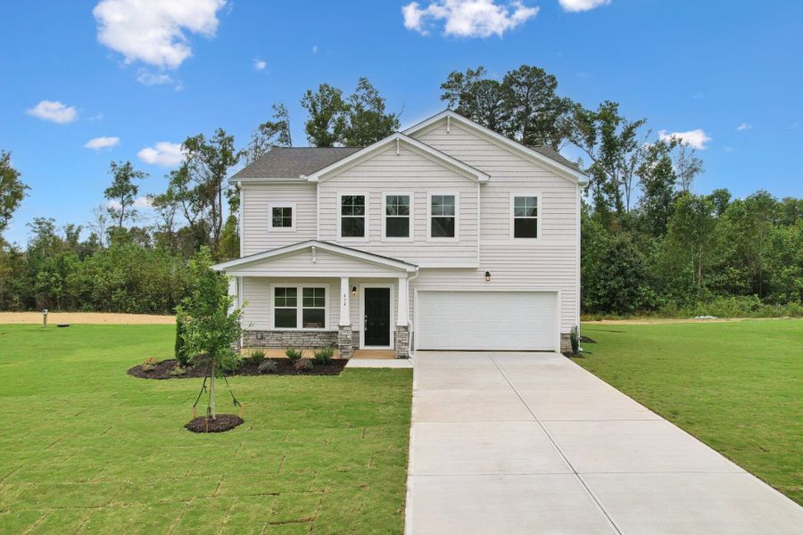 Front exterior of a home in the Oak Meadow community, located in Angier, NC (Image 7). Front exterior of a home in the Oak Meadow community, located in Angier, NC (Image 7).