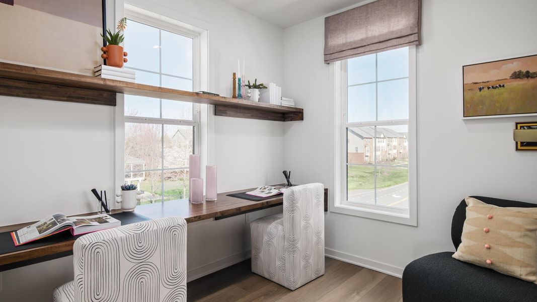 Secluded office is the ideal space to work from home