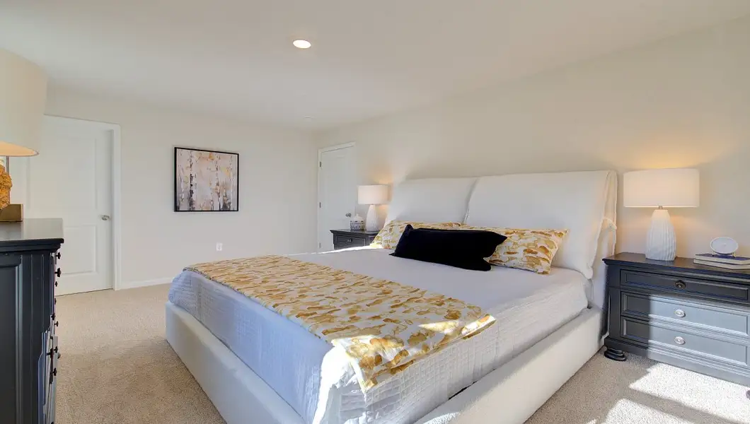 Furnished interior in a model home at Wildbrook Village Townhomes in Waynesville (Image 4).