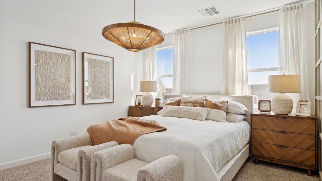 Furnished interior in a model home at Anthem at Merrill Ranch in Florence (Image 86).