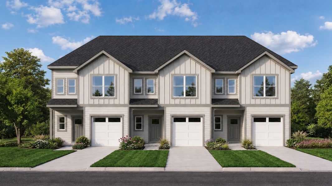 Front exterior of a home in the Charlotte New Homes community, located in Charlotte, NC (Image 7). Front exterior of a home in the Charlotte New Homes community, located in Charlotte, NC (Image 7).