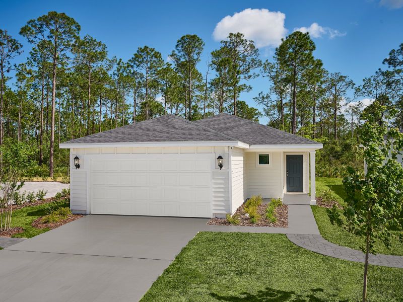 Front exterior of a home in the Flagler Village - Classic Series community, located in Palm Coast, FL (Image 3).