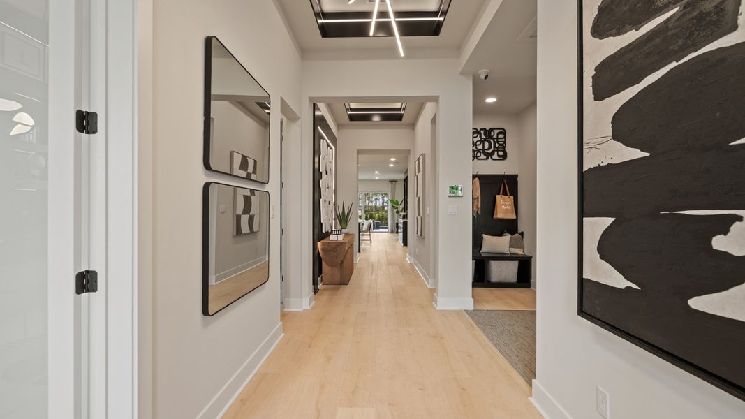 Furnished interior in a model home at Glynlea Country Club 50' in Port St. Lucie (Image 5).