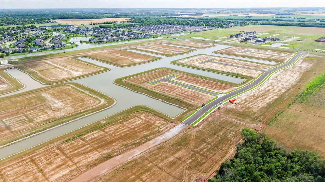 Site preparation and early development at The Courtyards at Waterford Reserve in Maize, KS (Image 14).