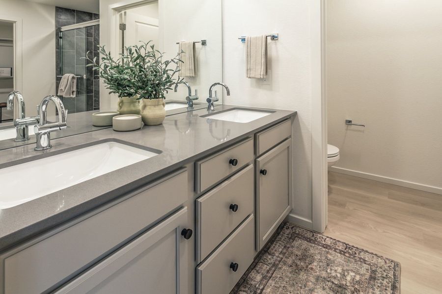 Close-up of interior finishes in a home at Granary Trailblazer Collection - Single Family Homes, Johnstown (Image 68). Close-up of interior finishes in a home at Granary Trailblazer Collection - Single Family Homes, Johnstown (Image 68).