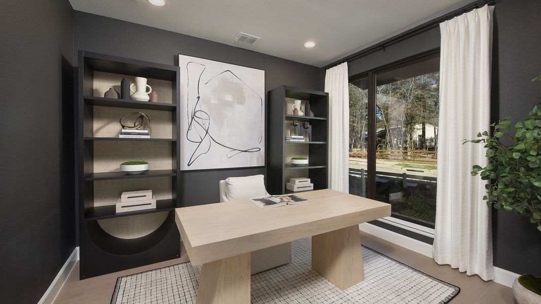 Furnished interior in a model home at Two Step Farm 60' in Montgomery (Image 4).