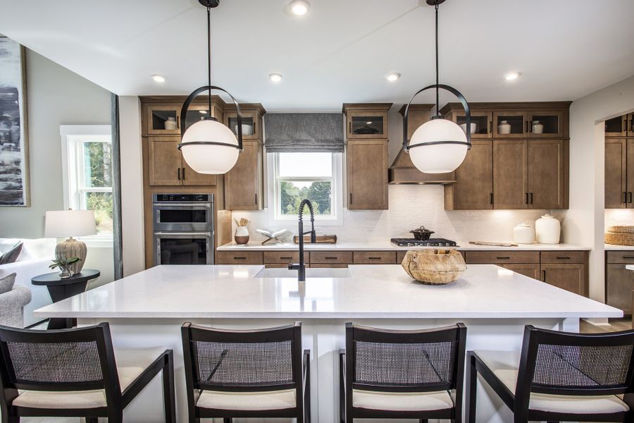 Furnished interior in a model home at Acacia in Cumming (Image 5).