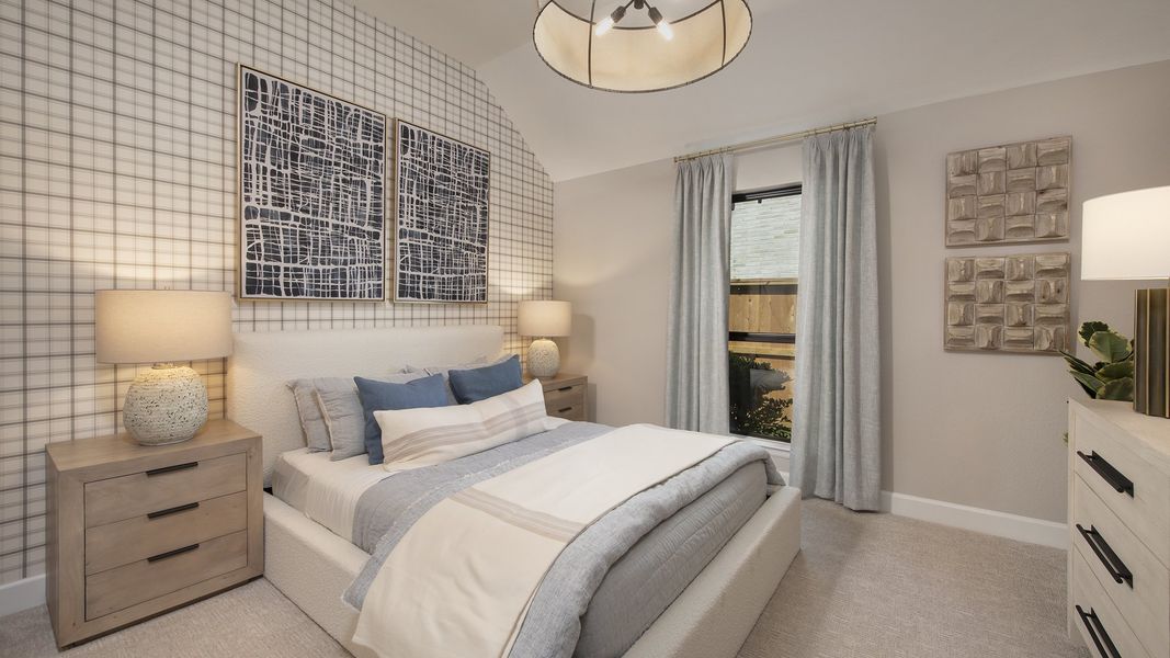 Furnished interior in a model home at Briarley 70' in Montgomery (Image 15). Furnished interior in a model home at Briarley 70' in Montgomery (Image 15).