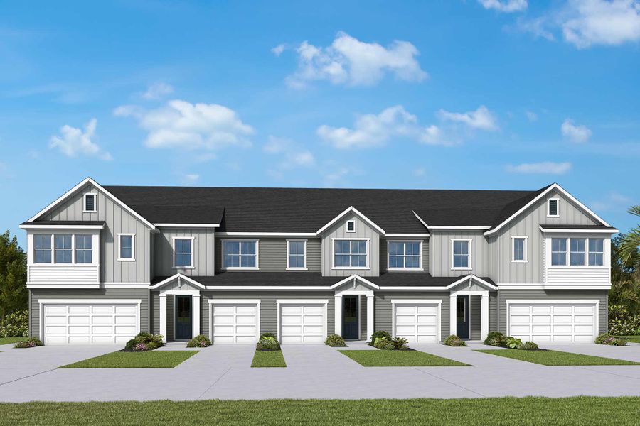 Front exterior of a home in the Westerly Park at Wildlight – Overlook Collection community, located in Yulee, FL (Image 1). Front exterior of a home in the Westerly Park at Wildlight – Overlook Collection community, located in Yulee, FL (Image 1).