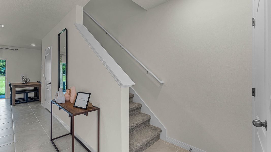 Furnished interior in a model home at Oak Pointe in Apopka (Image 7). Furnished interior in a model home at Oak Pointe in Apopka (Image 7).