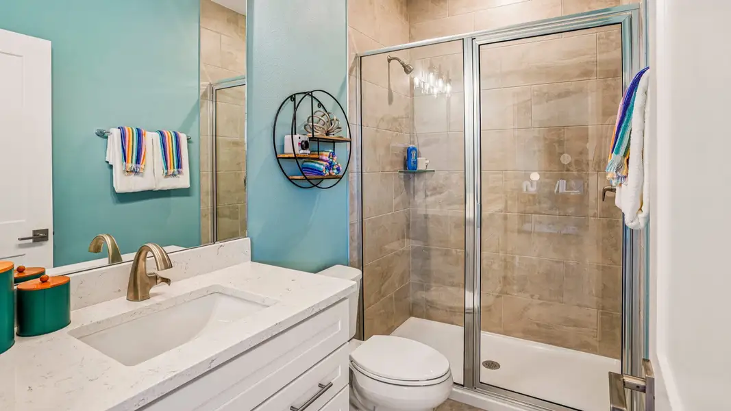 Furnished interior in a model home at Ardisia Park in New Smyrna Beach (Image 64).