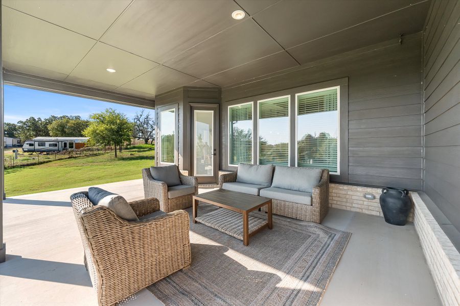 Furnished interior in a model home at Oak Grove Addition in Springtown (Image 43).