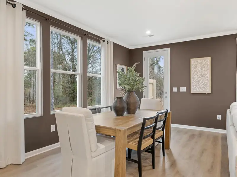 Furnished interior in a model home at The Village at Shallowford in Kennesaw (Image 7).