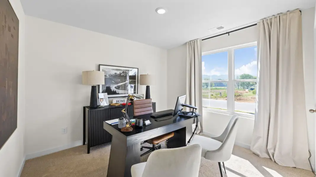 Furnished interior in a model home at Morgan Farms in Ooltewah (Image 4).